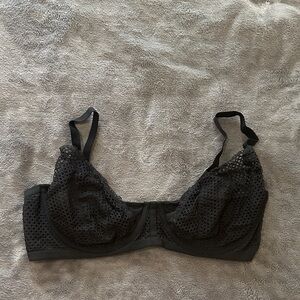 Sheer Lace Black Underwire Bra - Women’s Intimates